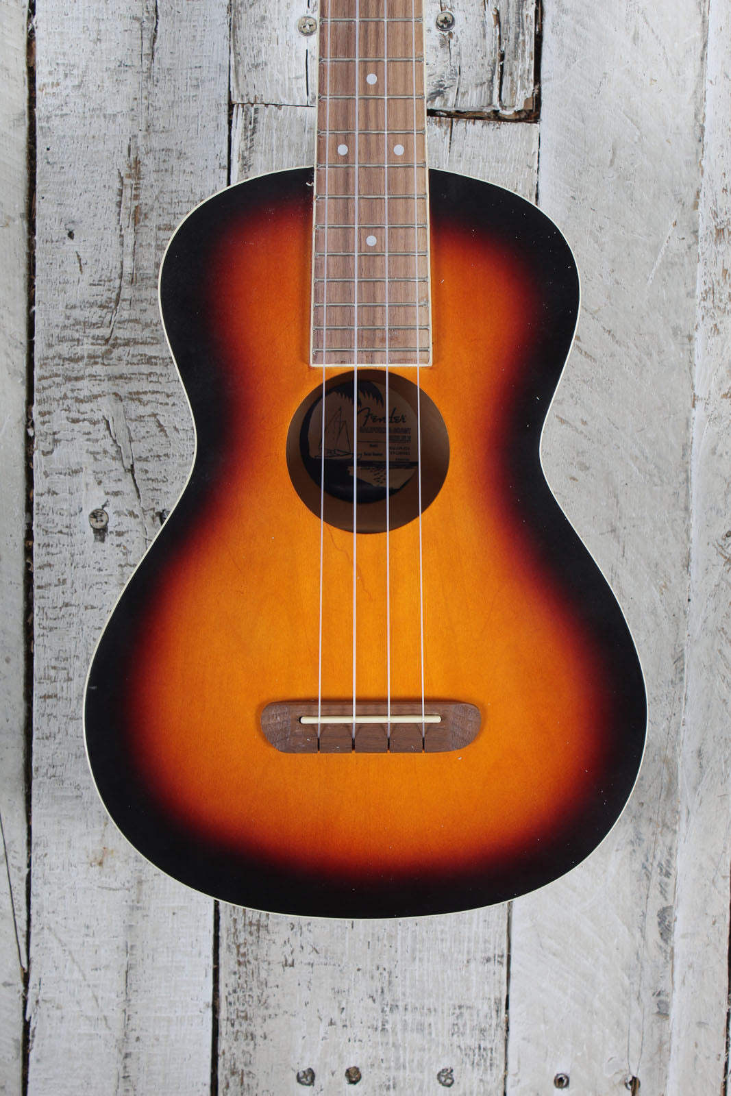 Fender California Coast Avalon Tenor Ukulele 2-Color Sunburst Finish Tenor Uke Main image
