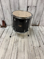 Tama Imperialstar IE58C 5 Piece Drum Set w Snare & Meinl Cymbals Hairline Black