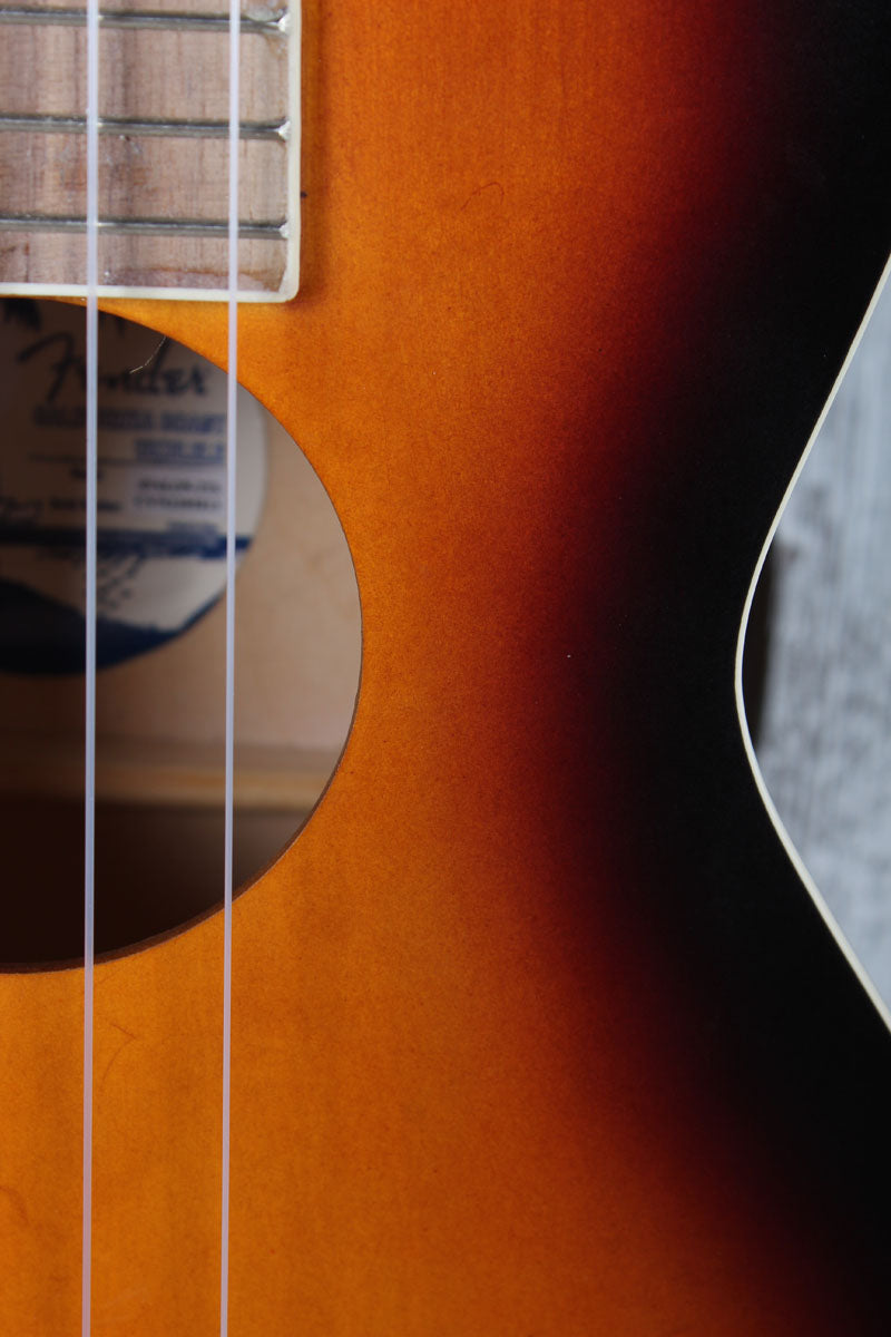 Fender California Coast Avalon Tenor Ukulele 2-Color Sunburst Finish Tenor Uke