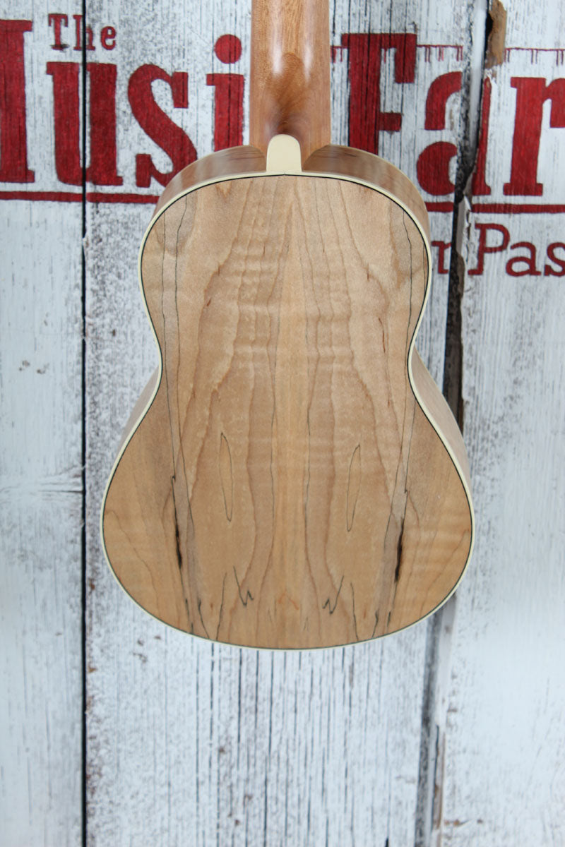 Fender California Coast Zuma Exotic Concert Ukulele Natural Spalted Maple Finish