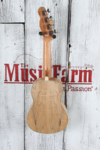 Fender California Coast Zuma Exotic Concert Ukulele Natural Spalted Maple Finish