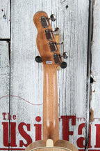 Fender California Coast Zuma Exotic Concert Ukulele Natural Spalted Maple Finish
