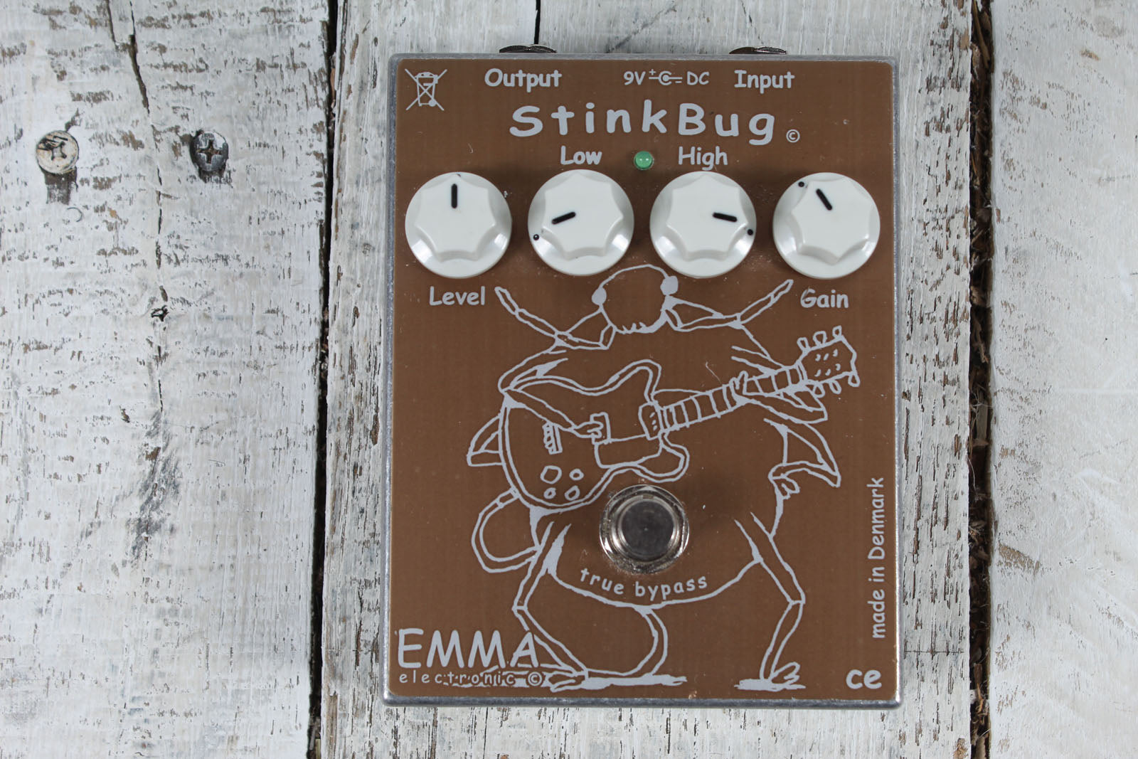 Emma Electronic StinkBug Overdrive Pedal Electric Guitar Overdrive Effects Pedal
