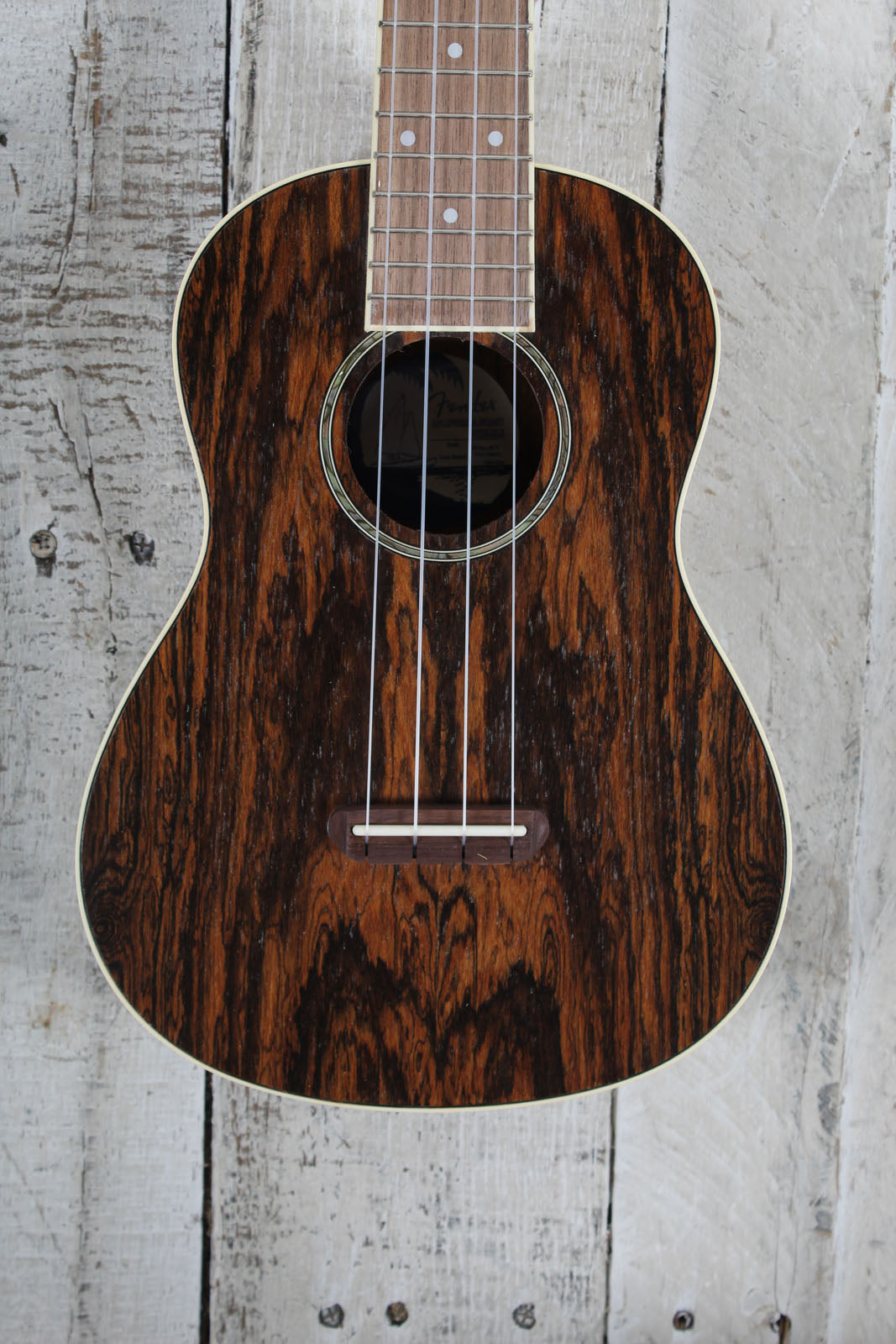Fender California Coast Zuma Exotic Concert Ukulele Natural Bocote Finish Concert Uke Main image