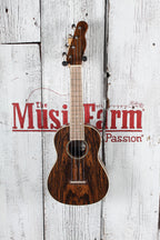 Fender California Coast Zuma Exotic Concert Ukulele Natural Bocote Finish Concert Uke