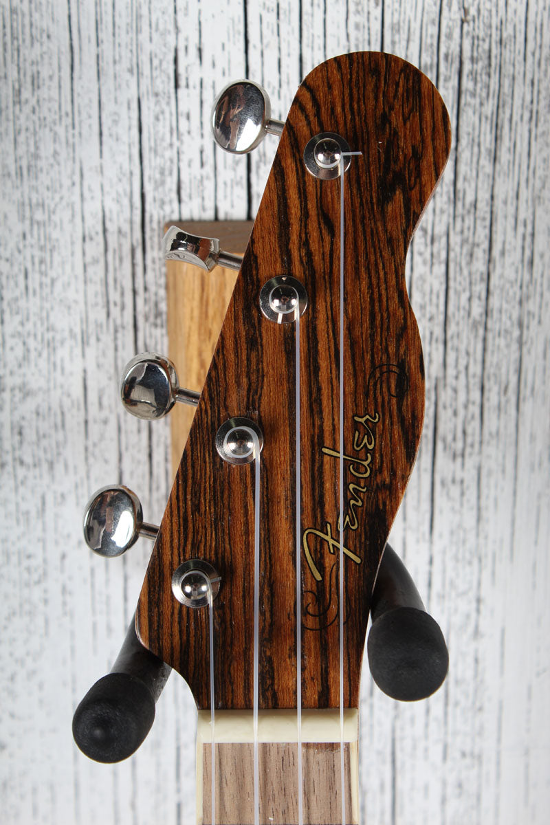 Fender California Coast Zuma Exotic Concert Ukulele Natural Bocote Finish Concert Uke