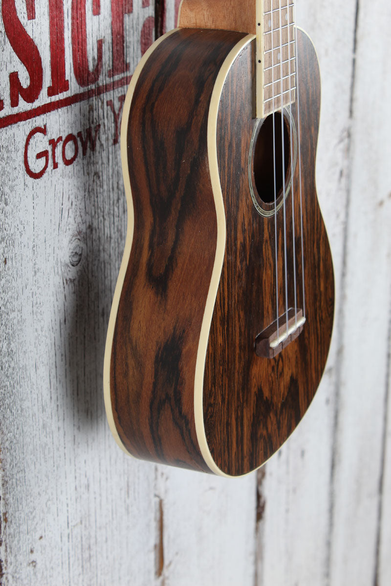 Fender California Coast Zuma Exotic Concert Ukulele Natural Bocote Finish Concert Uke