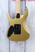 ESP LTD '87 Series Mirage Deluxe '87 Solid Body Electric Guitar Metallic Gold