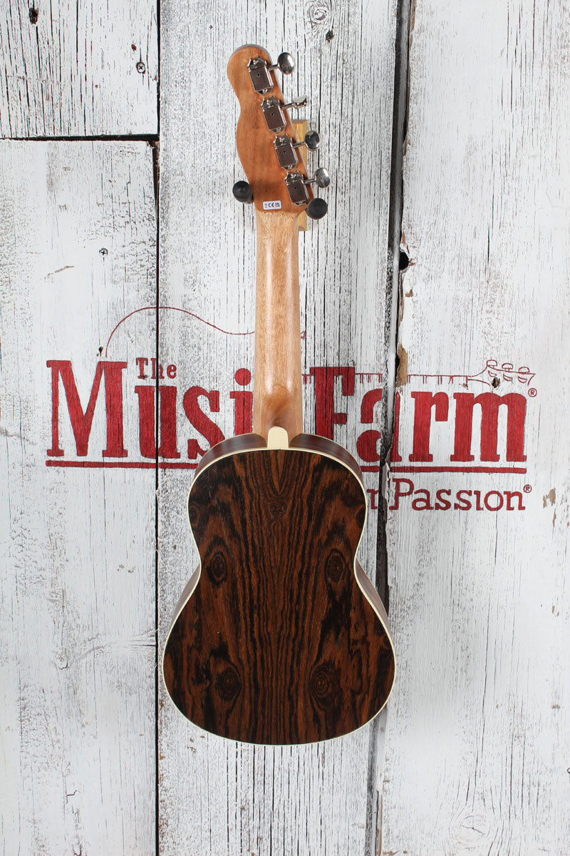Fender California Coast Zuma Exotic Concert Ukulele Natural Bocote Finish Concert Uke