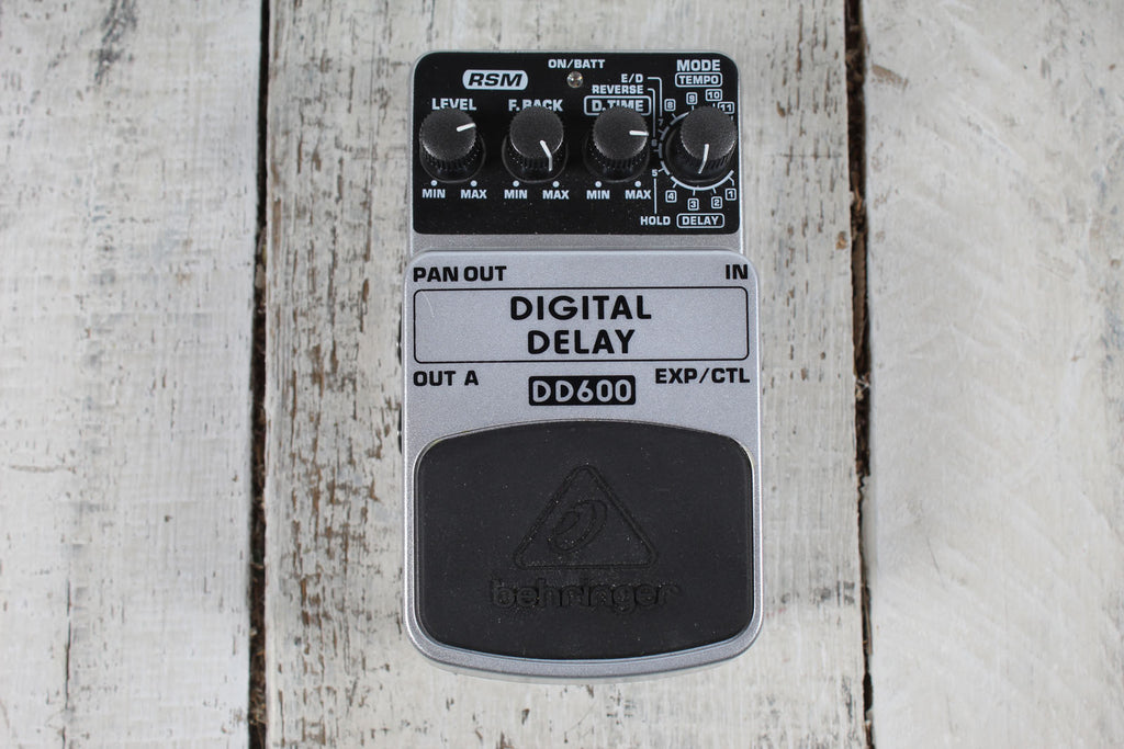 Behringer DD600 Digital Delay Pedal Electric Guitar Delay Effects Pedal