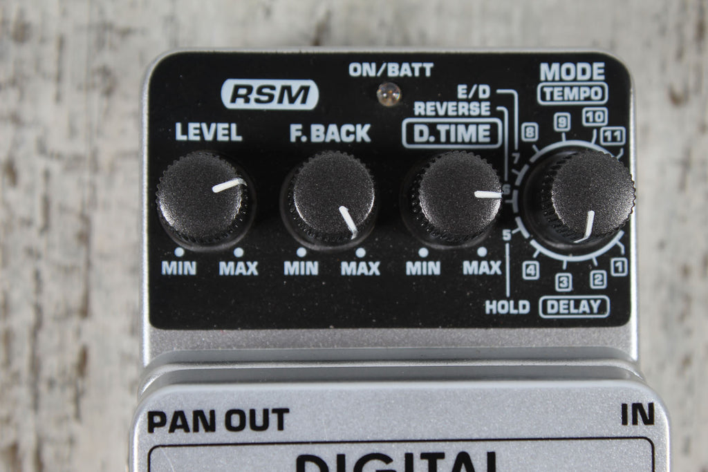 Behringer DD600 Digital Delay Pedal Electric Guitar Delay Effects Pedal