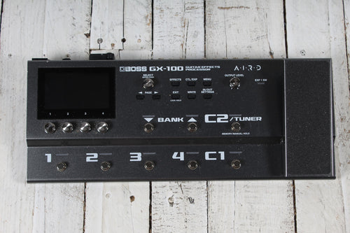 Boss GX-100 Multi Effects Pedal Electric Guitar and Bass Effects Processor Pedal
