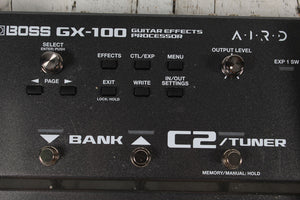 Boss GX-100 Multi Effects Pedal Electric Guitar and Bass Effects Processor Pedal