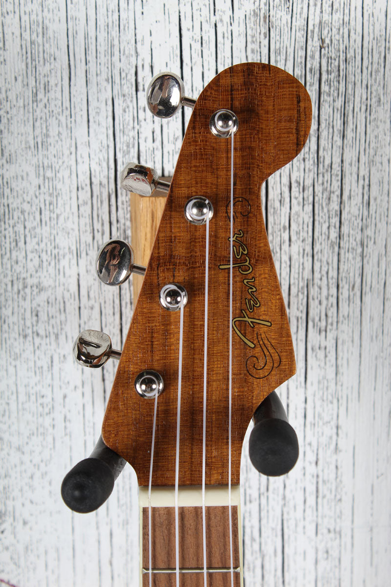 Fender Rincon Tenor Acoustic Electric Ukulele Aged Cognac Burst with Gig Bag