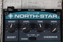Load image into Gallery viewer, Radial North-Star Overdrive / Power Booster Electric Guitar Effects Pedal
