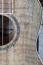 Fender California Coast Zuma Exotic Concert Ukulele Natural Spalted Maple Finish