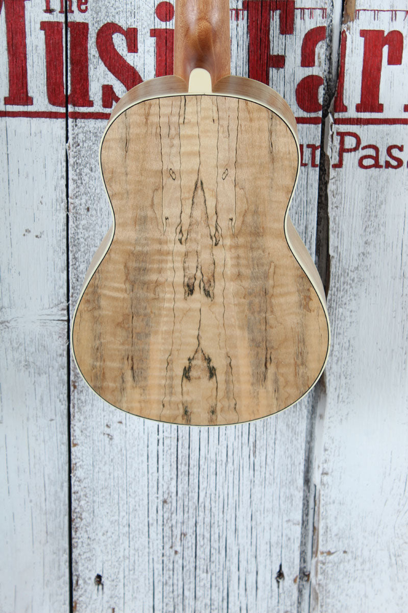 Fender California Coast Zuma Exotic Concert Ukulele Natural Spalted Maple Finish