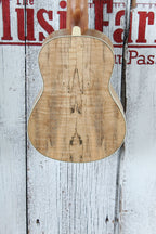 Fender California Coast Zuma Exotic Concert Ukulele Natural Spalted Maple Finish