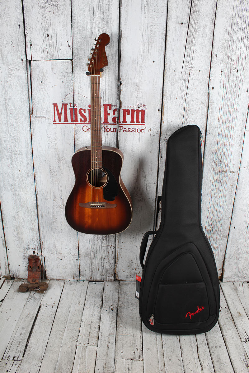 Fender Malibu Special Acoustic Electric Guitar Honey Burst Finish with Gig Bag Secondary image