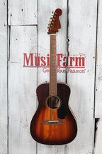 Fender Malibu Special Acoustic Electric Guitar Honey Burst Finish with Gig Bag