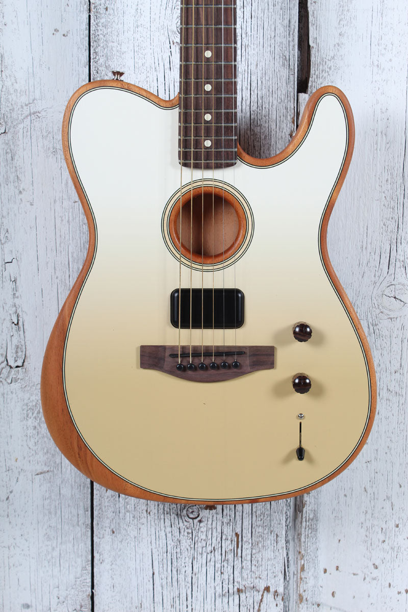 Fender Finneas Acoustasonic Player Telecaster Acoustic Electric Guitar w Gig Bag Main image