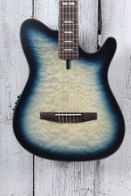 Load image into Gallery viewer, Ibanez FRH20QMN Acoustic Electric Guitar Cosmic Blue Sunburst Low Gloss