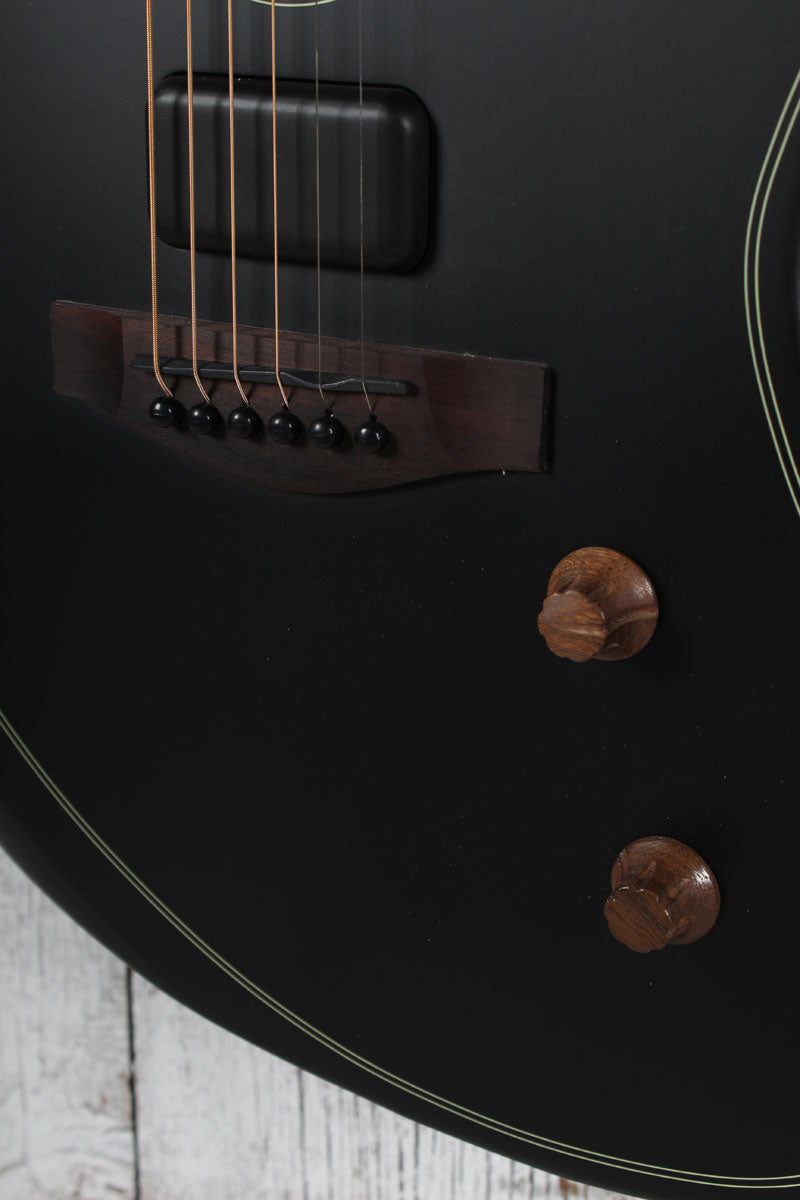 Fender Acoustasonic Standard Jazzmaster Acoustic Electric Guitar Black Finish