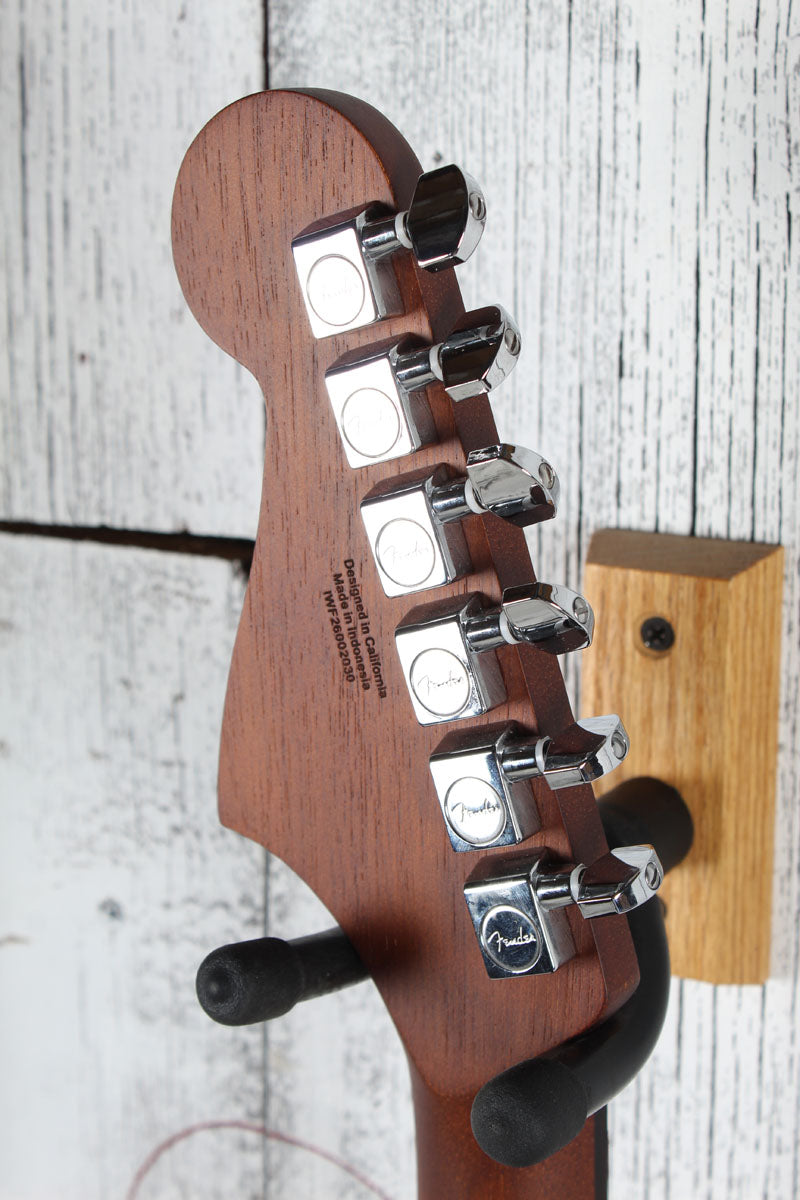 Fender Acoustasonic Standard Jazzmaster Acoustic Electric Guitar Black Finish