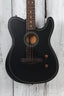 Fender Acoustasonic Standard Telecaster Acoustic Electric Guitar Black
