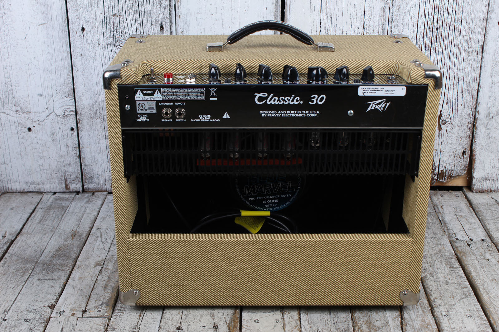 Peavey Classic 30 Electric Guitar Amplifier 30 Watt Tube Amplifier w Footswitch