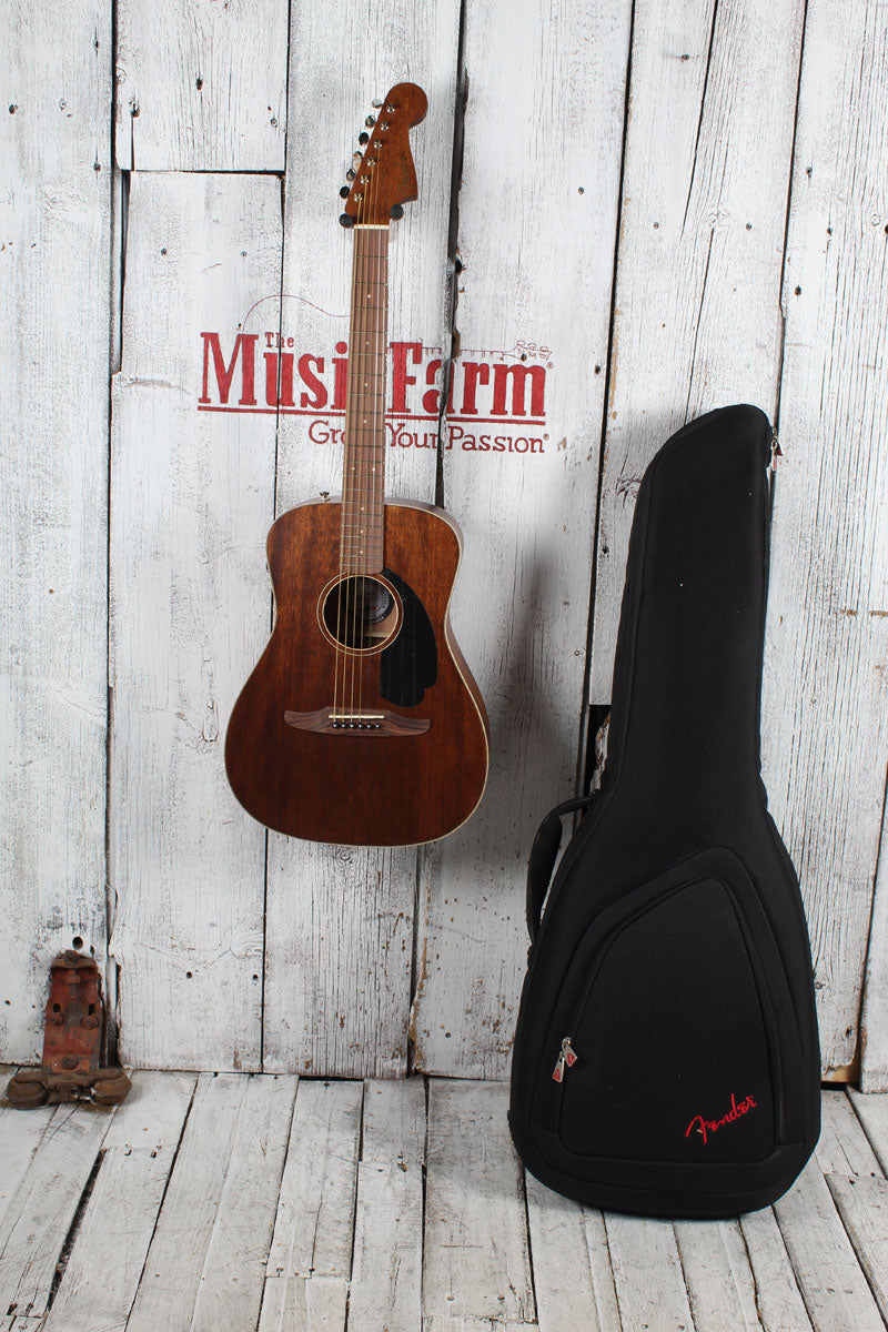 Fender Malibu Special Acoustic Electric Guitar Natural Finish with Gig Bag Secondary image