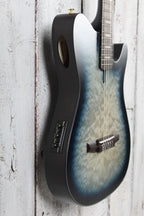 Ibanez FRH20QMN Acoustic Electric Guitar Cosmic Blue Sunburst Low Gloss