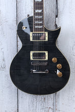 Load image into Gallery viewer, ESP LTD EC Series EC-256FM Electric Guitar Flame Maple Top See Thru Black
