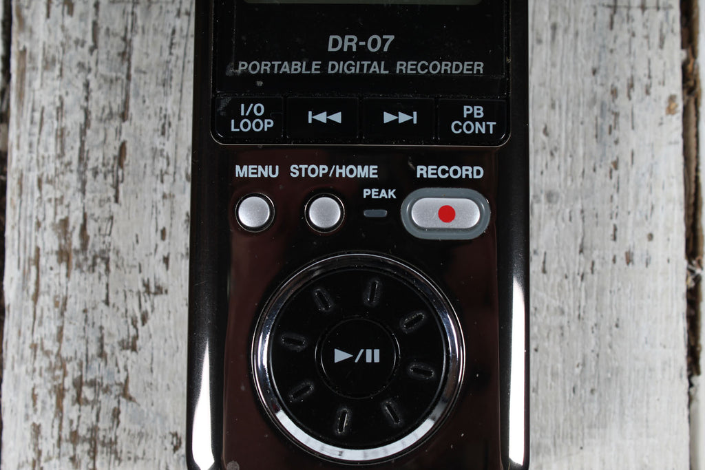 Tascam DR-07 Portable Digital Recorder with Foam Topper And Zip Case