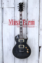 Load image into Gallery viewer, ESP LTD EC Series EC-256FM Electric Guitar Flame Maple Top See Thru Black