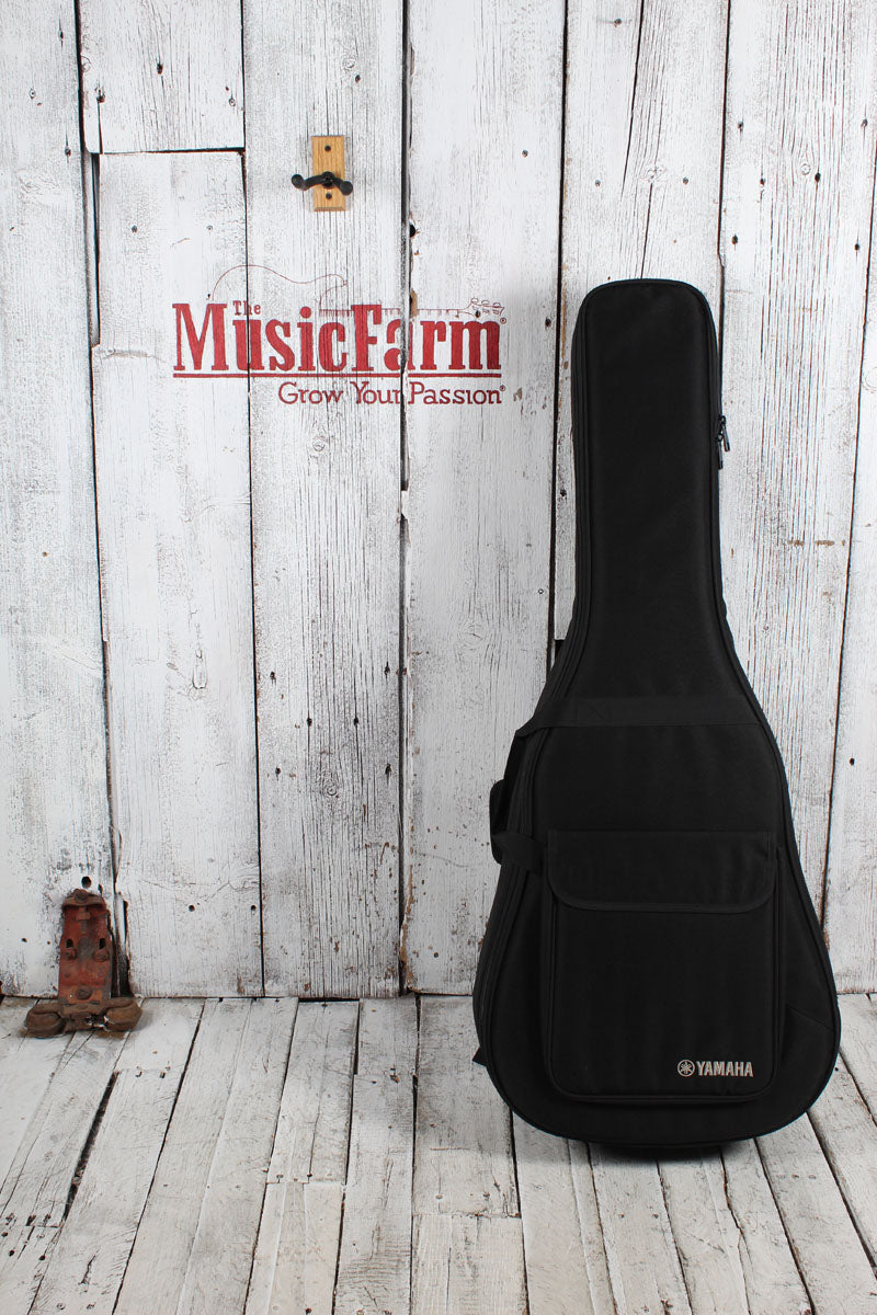 Yamaha TransAcoustic Dreadnought Acoustic Electric Guitar Trans Black w Gig Bag
