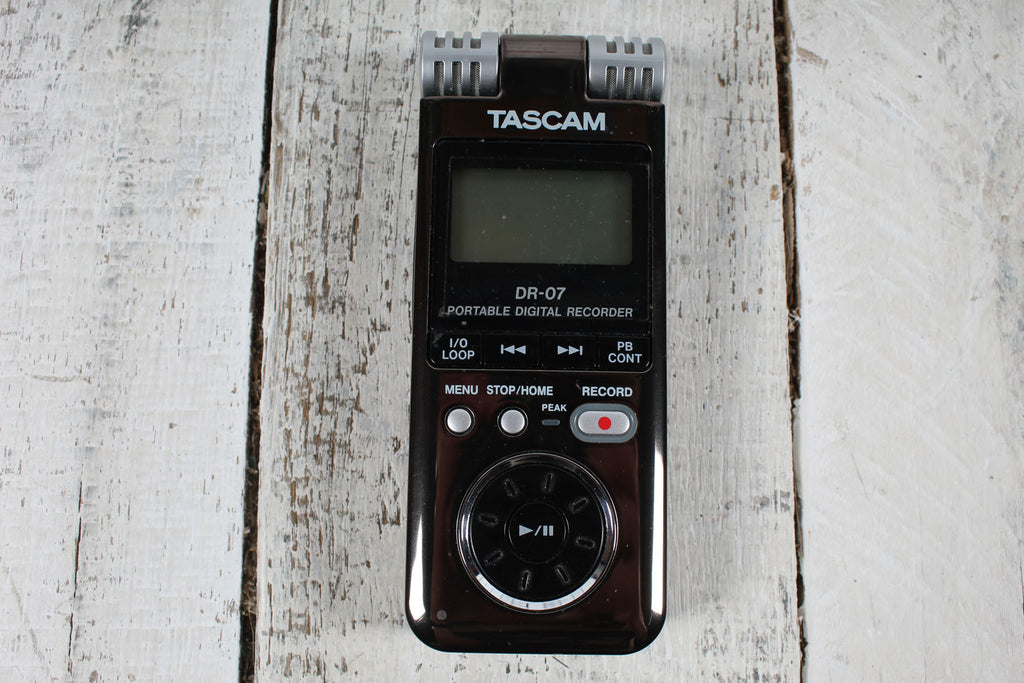 Tascam DR-07 Portable Digital Recorder with Foam Topper And Zip Case