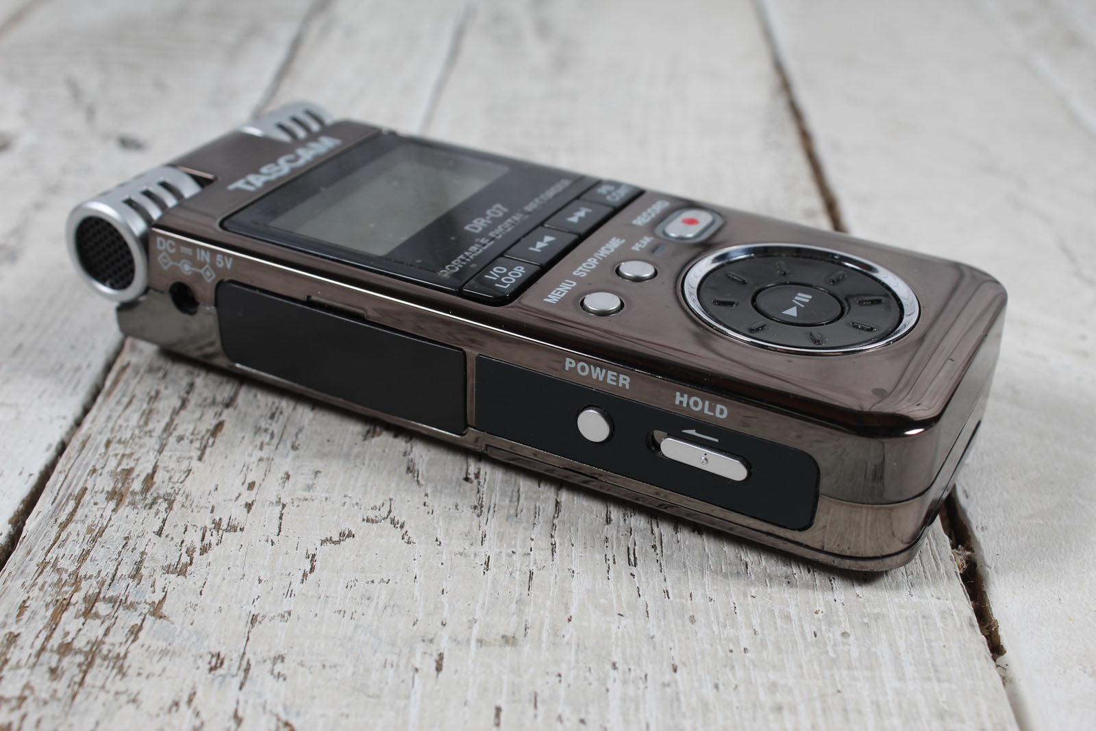 Tascam DR-07 Portable Digital Recorder with Foam Topper And Zip Case