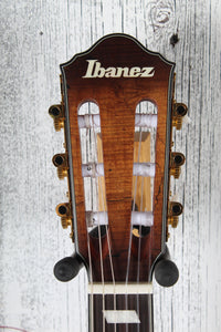 Ibanez FRH20SMN Acoustic Electric Guitar Spalt Maple Top Tobacco Burst Low Gloss