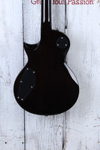 Load image into Gallery viewer, ESP LTD EC Series EC-256FM Electric Guitar Flame Maple Top See Thru Black