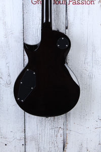 ESP LTD EC Series EC-256FM Electric Guitar Flame Maple Top See Thru Black