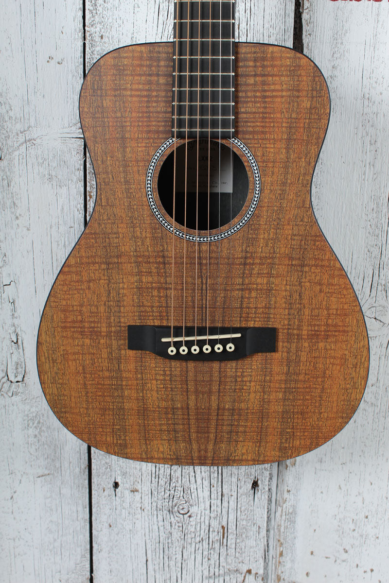 Martin LXK2 Koa Pattern Little Martin Acoustic Guitar Travel Guitar with Gig Bag