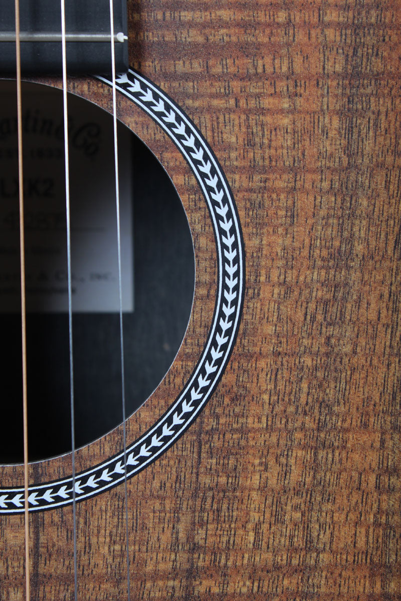 Martin LXK2 Koa Pattern Little Martin Acoustic Guitar Travel Guitar with Gig Bag