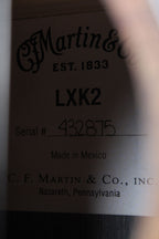 Martin LXK2 Koa Pattern Little Martin Acoustic Guitar Travel Guitar with Gig Bag