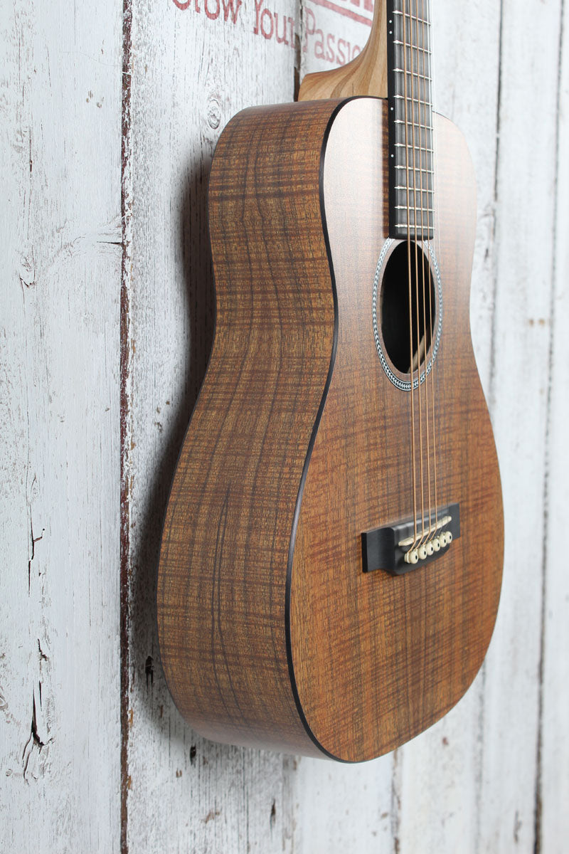 Martin LXK2 Koa Pattern Little Martin Acoustic Guitar Travel Guitar with Gig Bag