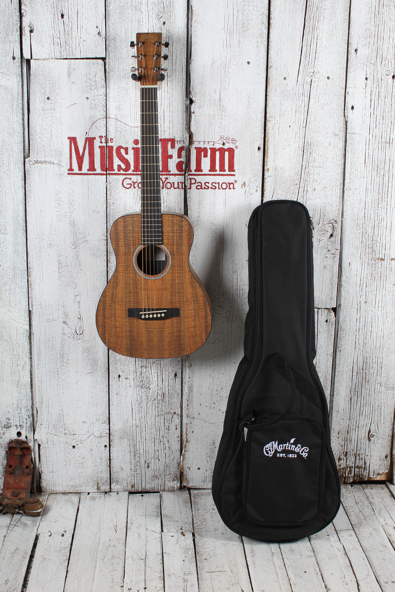Martin LXK2 Koa Pattern Little Martin Acoustic Guitar Travel Guitar with Gig Bag