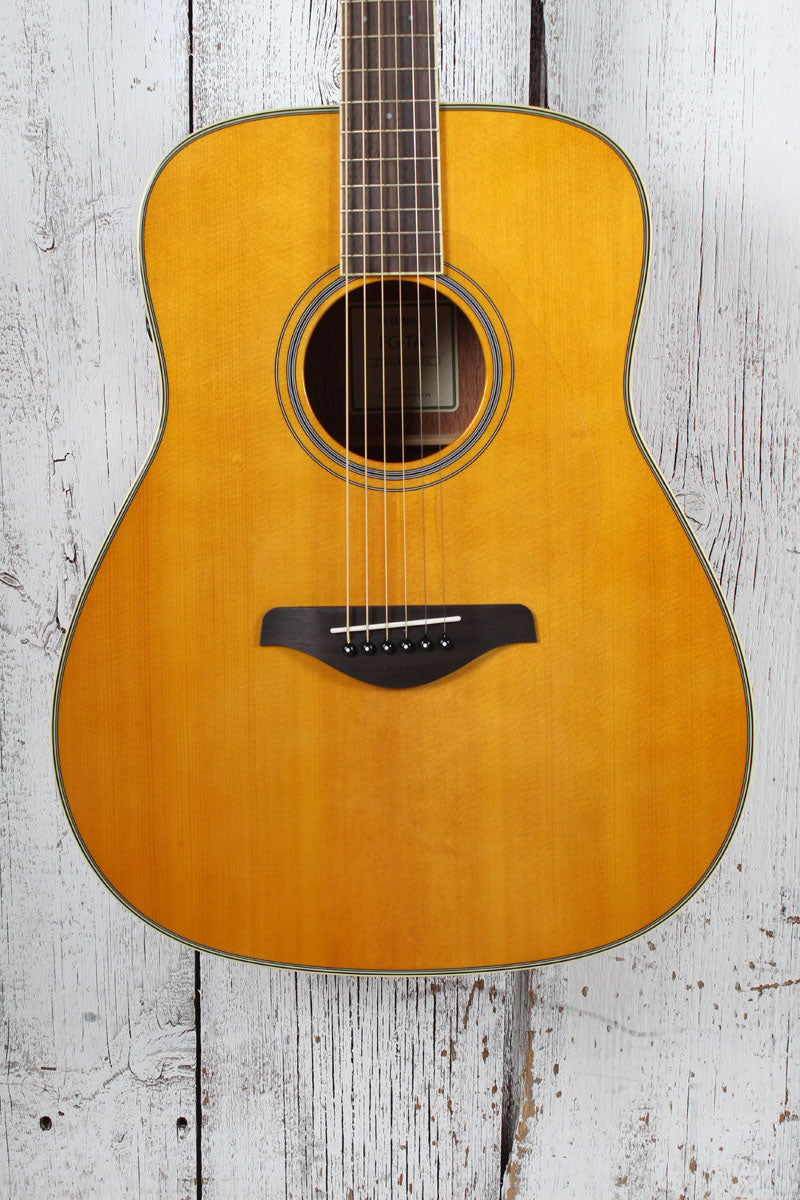 Yamaha TransAcoustic Dreadnought Acoustic Electric Guitar Vintage Tint Main image