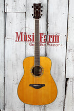 Yamaha TransAcoustic Dreadnought Acoustic Electric Guitar Vintage Tint