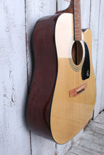 Load image into Gallery viewer, Epiphone Songmaker Deluxe FT-100CE Dreadnought Acoustic Electric Guitar Natural