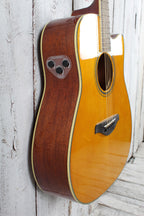 Yamaha TransAcoustic Dreadnought Cutaway Acoustic Electric Guitar Vintage Tint